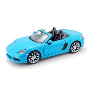 Porsche 718 Boxster 1/24 Niebieskie Bburago