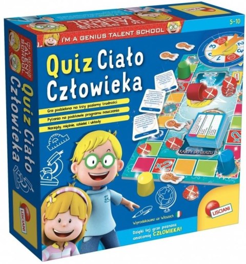 Gra Im a Genius Quiz - Ciało człowieka Lisciani