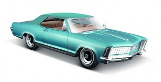 Model kompozytowy Buick Riviera 1965 niebieski 1/24 Maisto