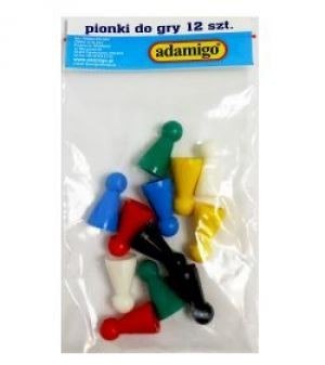 Pionki do gry 12 sztuk Adamigo