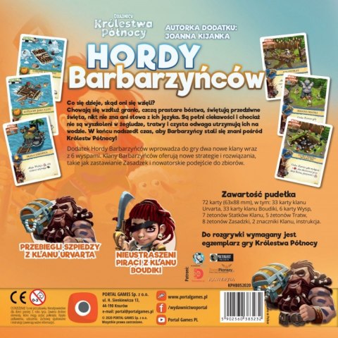 Gra Osadnicy Królestwa Północy Hordy Barbarzyńców Portal Games