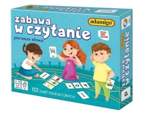 Zabawa w czytanie Gra edukacyjna Adamigo