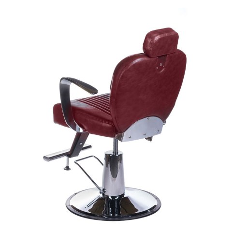 Fotel barberski OLAF BH-3273 Wiśniowy