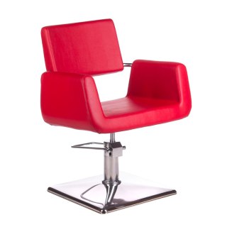 Fotel fryzjerski Vito BH-6971 czerwony