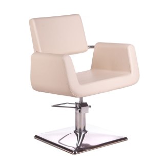 Fotel fryzjerski Vito BH-6971 kremowy