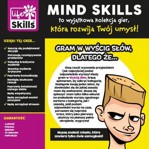 Gra Mind Skills Wyścig słów Lisciani