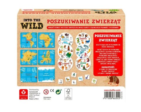 Gra Poszukiwanie zwierząt Into the Wild Cartamundi