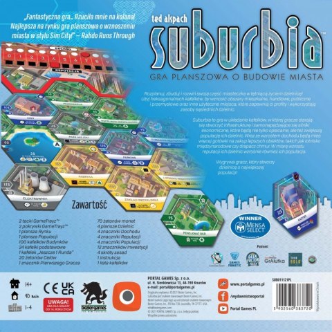 Gra Suburbia (nowa edycja) Portal Games