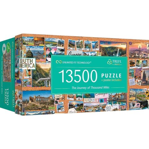 Puzzle 13500 elementów UFT Podróż tysiąca mil Trefl