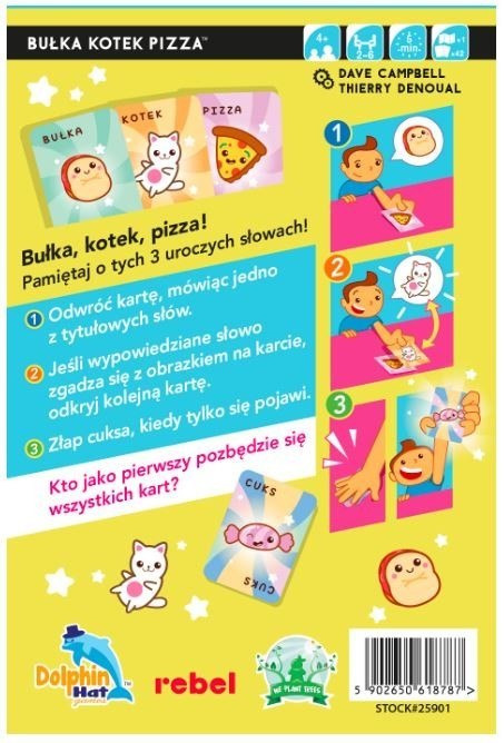 Gra Bułka, Kotek, Pizza Rebel