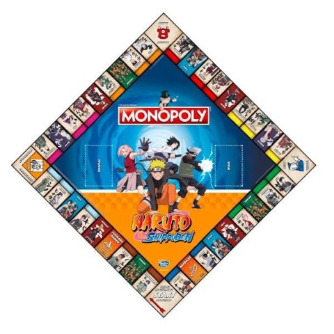 Gra Monopoly Naruto Winning Moves