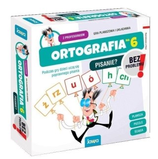 Gra Ortografia na 6 z Profesorkiem Jawa