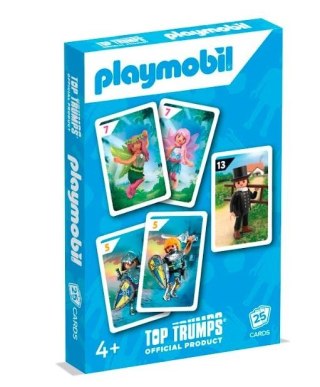 Gra Top Trumps Piotruś Playmobil Winning Moves