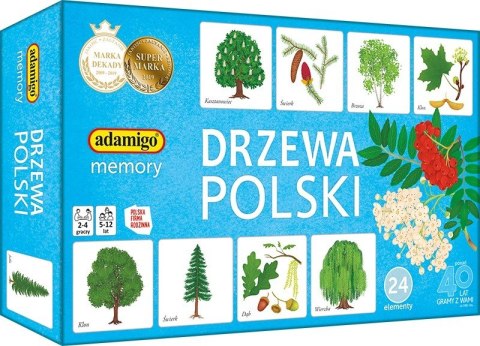 Gra Memory - Drzewa Polski Adamigo