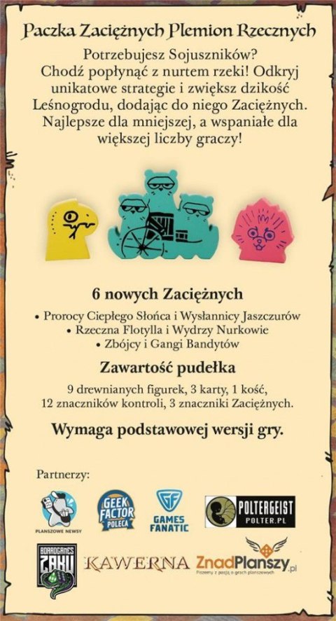 Gra ROOT: Paczka zaciężnych plemion rzecznych Portal Games