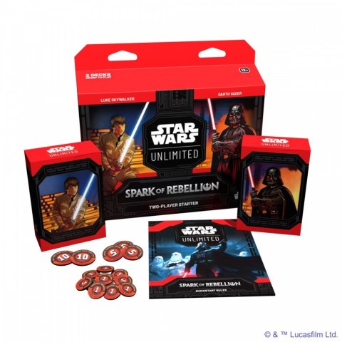 Gra Star Wars: Unlimited Spark of Rebellion Two-Player Starter wersja angielska Rebel