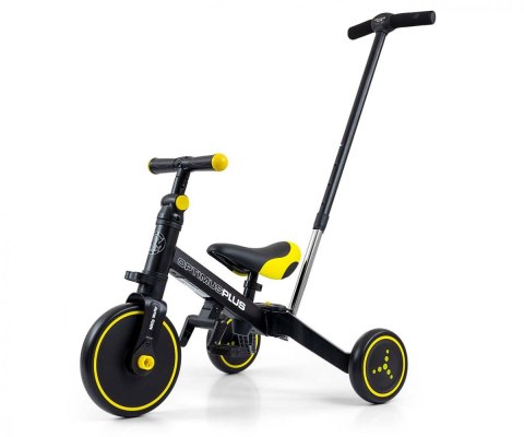 Rowerek Ride On - Bike 4w1 OPTIMUS PLUS Black Milly Mally