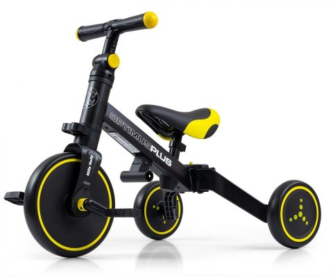 Rowerek Ride On - Bike 4w1 OPTIMUS PLUS Black Milly Mally