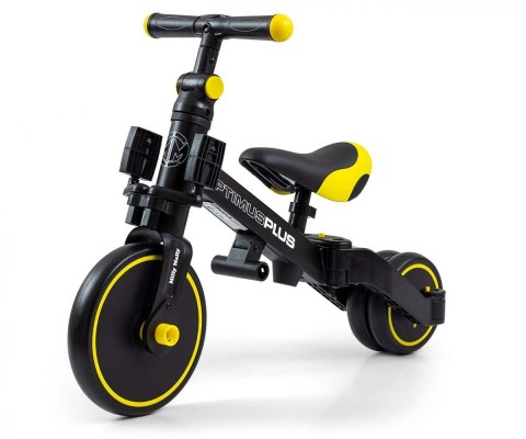 Rowerek Ride On - Bike 4w1 OPTIMUS PLUS Black Milly Mally