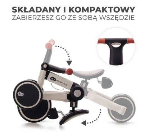 Rowerek trójkołowy 4TRIKE SILVER GREY Kinderkraft