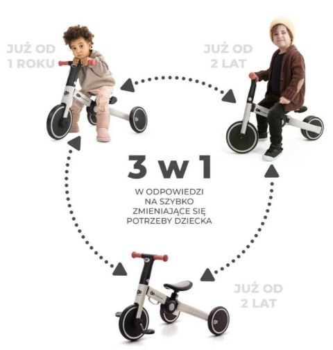 Rowerek trójkołowy 4TRIKE SILVER GREY Kinderkraft