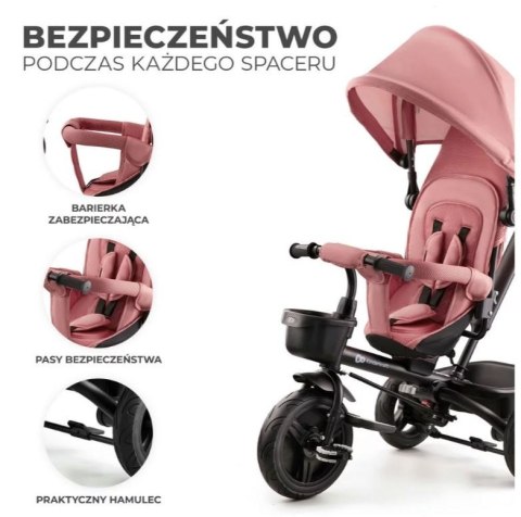 Rowerek trójkołowy AVEO ROSE PINK Kinderkraft