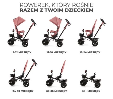 Rowerek trójkołowy AVEO ROSE PINK Kinderkraft