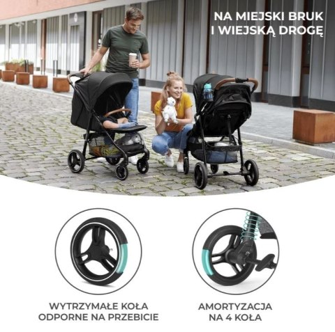 Wózek spacerowy GRANDE PLUS GREY Kinderkraft