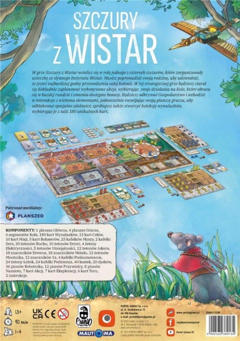 Gra Szczury z Wistar Portal Games