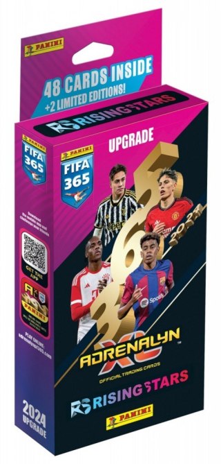 Karty FIFA 365 2024 Upgrade Rising Stars Panini Kolekcja