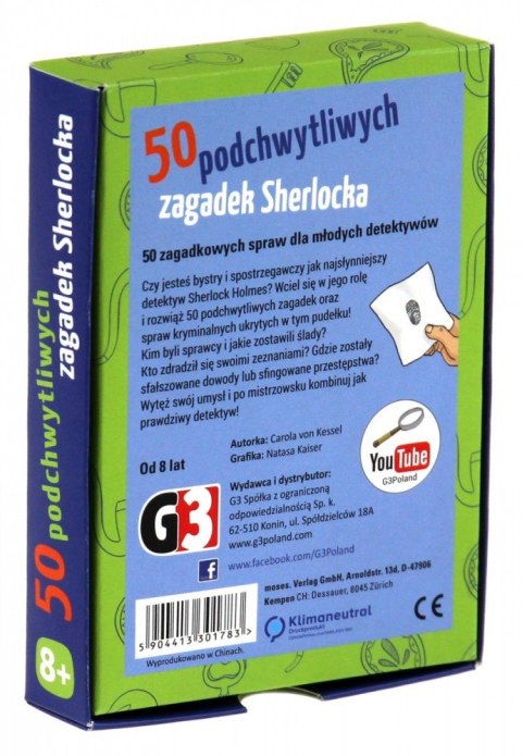 Gra 50 podchwytliwych zagadek Sherlocka G3