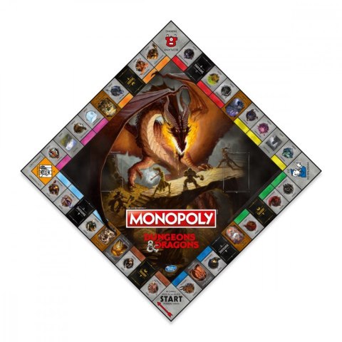 Gra Monopoly Dungeon & Dragons Winning Moves