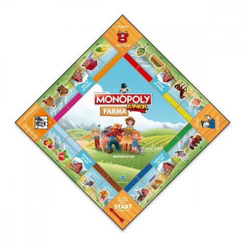 Gra Monopoly Junior Farma Winning Moves