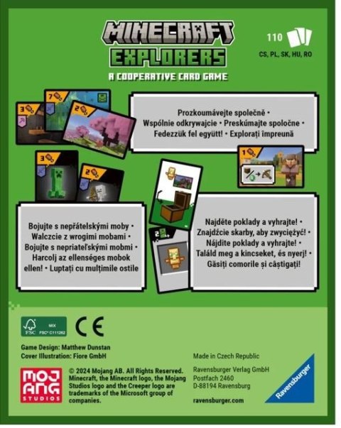 Gra karciana Minecraft Explorers Ravensburger Polska