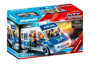 Zestaw City Action 70 899 Transporter policyjny ze światłem i dźwiękiem Playmobil