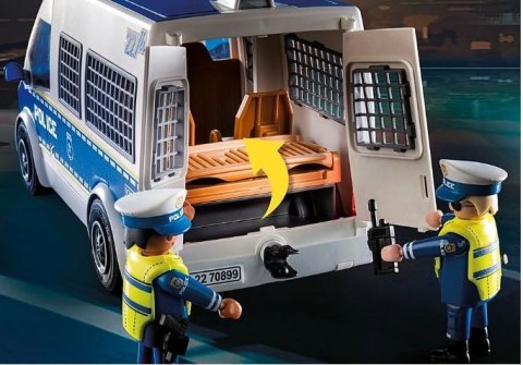 Zestaw City Action 70 899 Transporter policyjny ze światłem i dźwiękiem Playmobil