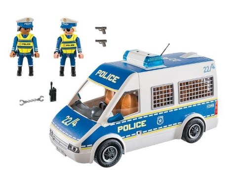 Zestaw City Action 70 899 Transporter policyjny ze światłem i dźwiękiem Playmobil