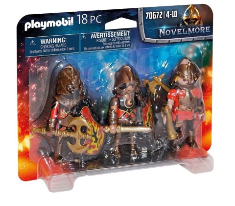 Zestaw figurek Novelmore 70672 Trzech Wojowników Burnham Playmobil