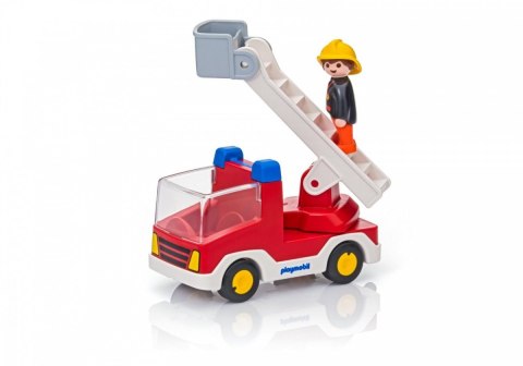 Zestaw z figurkami 1.2.3 6967 Wóz strażacki z drabiną Playmobil