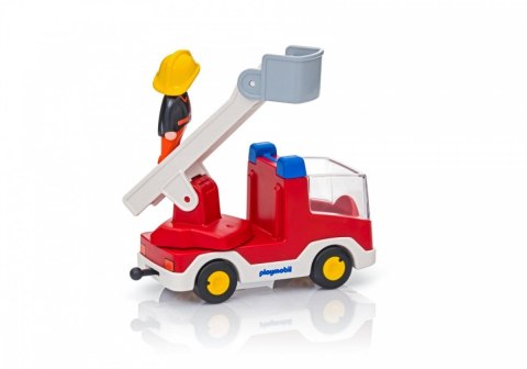 Zestaw z figurkami 1.2.3 6967 Wóz strażacki z drabiną Playmobil