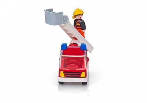 Zestaw z figurkami 1.2.3 6967 Wóz strażacki z drabiną Playmobil