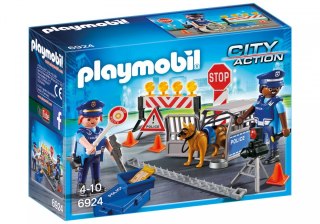 Zestaw z figurkami City Action 6924 Blokada policyjna Playmobil