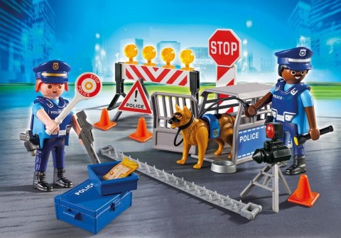 Zestaw z figurkami City Action 6924 Blokada policyjna Playmobil