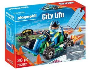 Zestaw z figurkami City Life 70292 Zestaw upominkowy "Wyścig Go-Kart" Playmobil