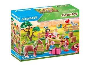 Zestaw z figurkami Country 70997 Urodziny w stadninie kucyków Playmobil