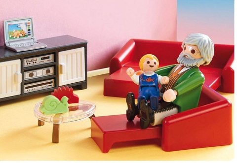 Zestaw z figurkami Dollhouse 70207 Przytulny salon Playmobil