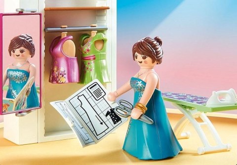 Zestaw z figurkami Dollhouse 70208 Sypialnia z kącikiem do szycia Playmobil