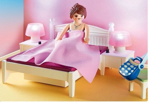 Zestaw z figurkami Dollhouse 70208 Sypialnia z kącikiem do szycia Playmobil