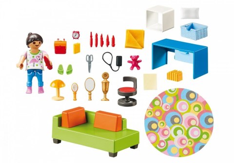 Zestaw z figurkami Dollhouse 70209 Pokój nastolatka Playmobil