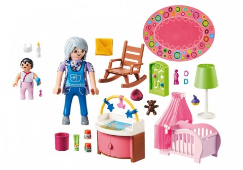 Zestaw z figurkami Dollhouse 70210 Pokoik dziecięcy Playmobil